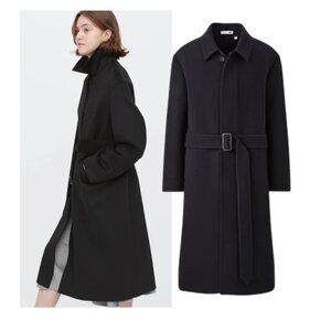 J W ANDERSON x UNIQLO dbl faced belted coat sz L NWT $180